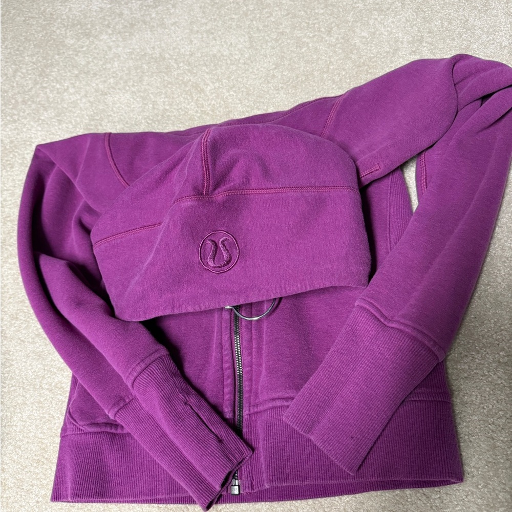 Lululemon Scuba hoodie: size 4 Purple Zip-Up Hoodie